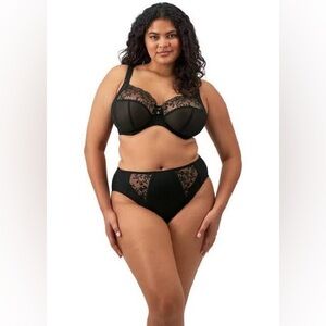 Elomi Zarla Black Lace Detail Bra. Like new